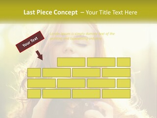 Portrait View Human PowerPoint Template