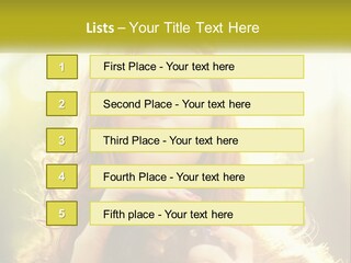 Portrait View Human PowerPoint Template