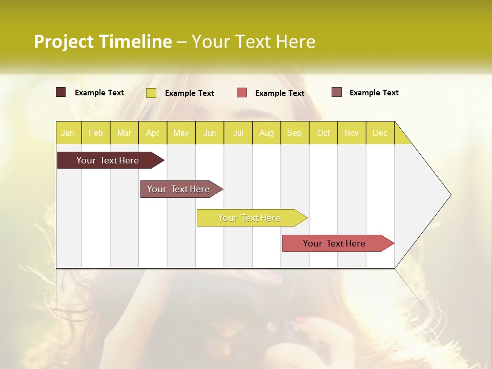 Portrait View Human PowerPoint Template