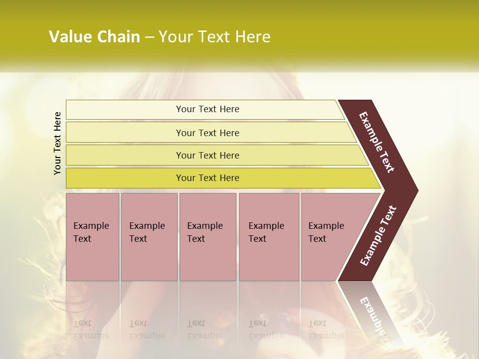 Portrait View Human PowerPoint Template