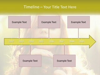 Portrait View Human PowerPoint Template