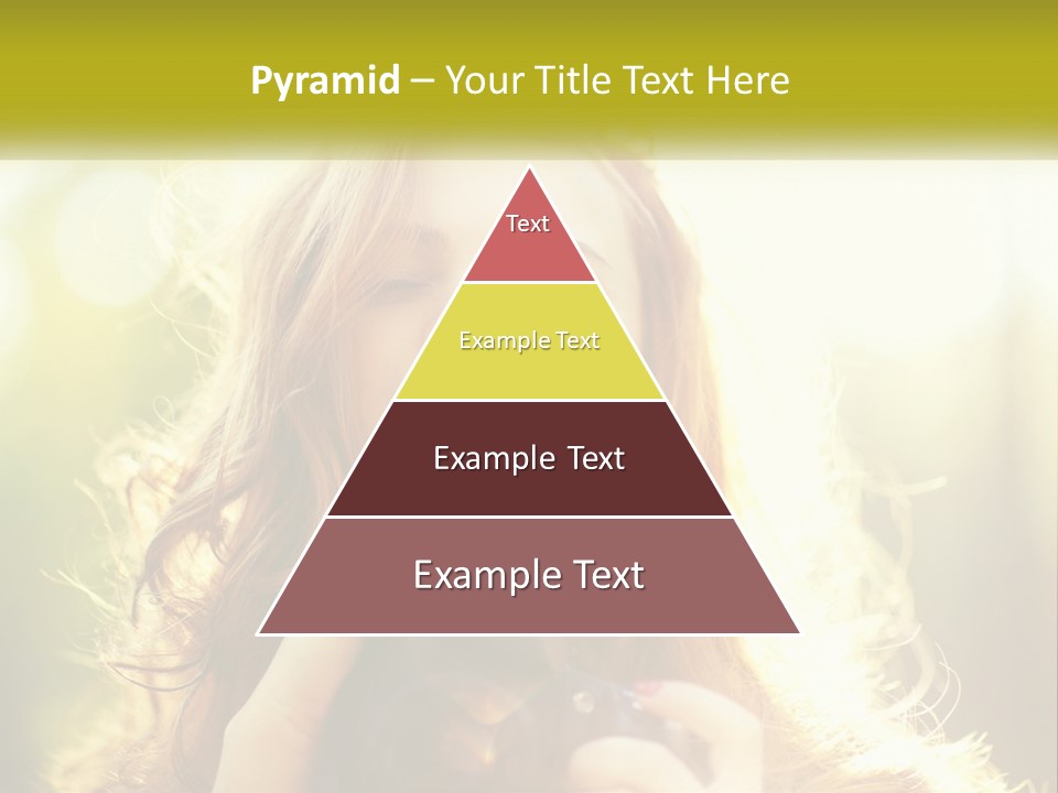 Portrait View Human PowerPoint Template