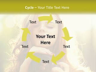 Portrait View Human PowerPoint Template