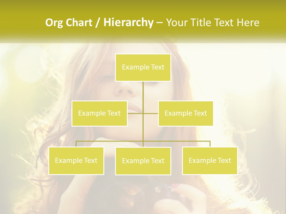 Portrait View Human PowerPoint Template