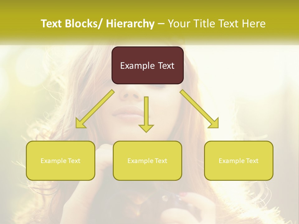 Portrait View Human PowerPoint Template