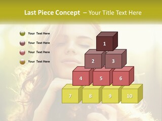 Portrait View Human PowerPoint Template