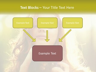 Portrait View Human PowerPoint Template
