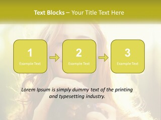 Portrait View Human PowerPoint Template