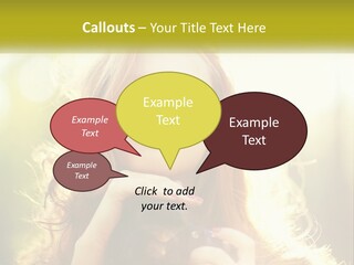 Portrait View Human PowerPoint Template