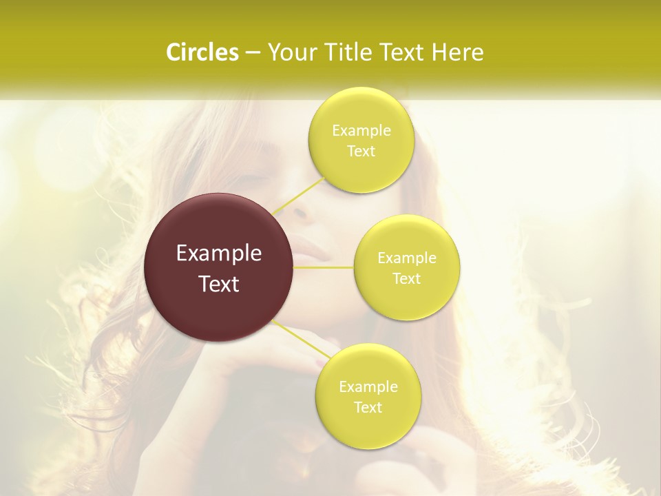 Portrait View Human PowerPoint Template