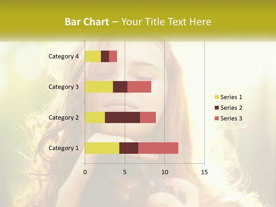 Portrait View Human PowerPoint Template