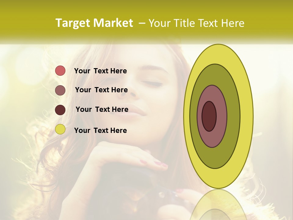 Portrait View Human PowerPoint Template