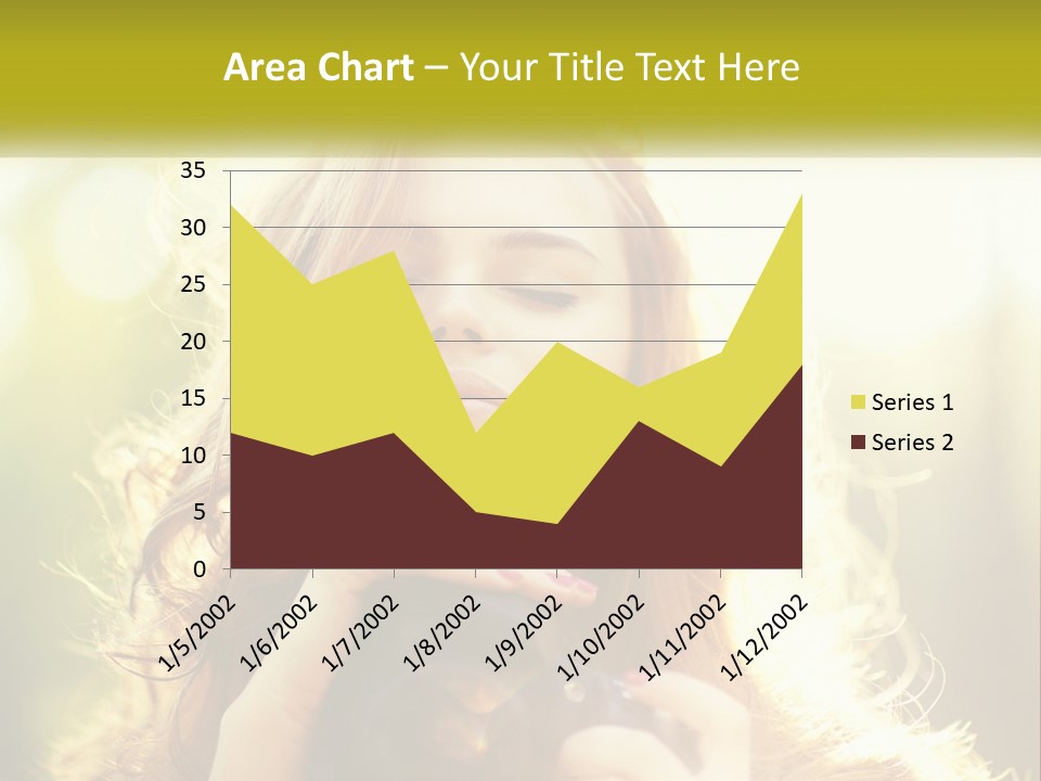 Portrait View Human PowerPoint Template