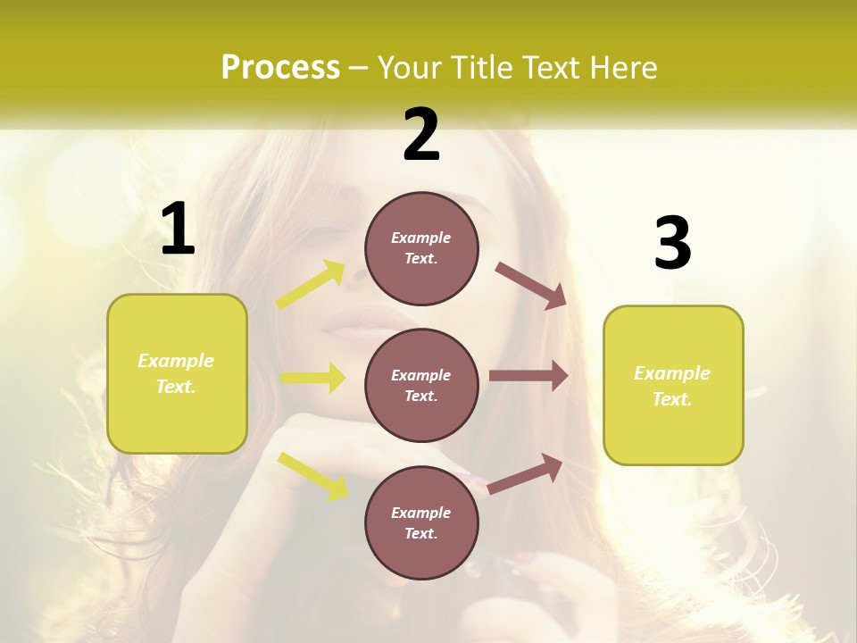 Portrait View Human PowerPoint Template