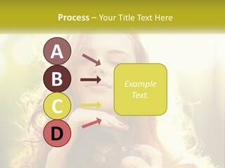 Portrait View Human PowerPoint Template