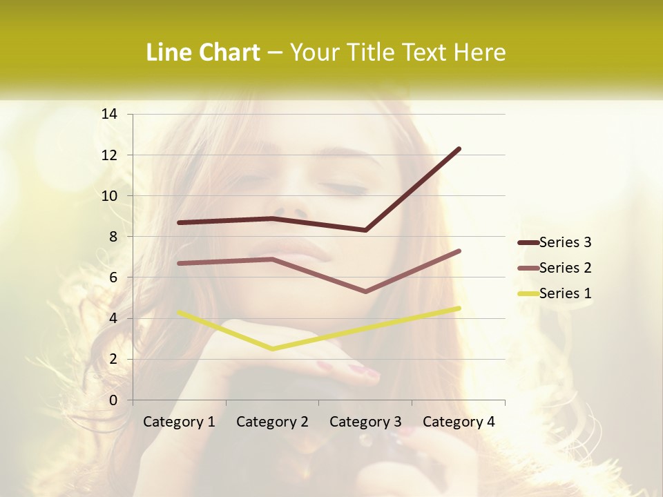 Portrait View Human PowerPoint Template
