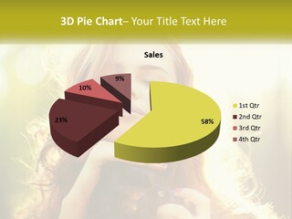 Portrait View Human PowerPoint Template