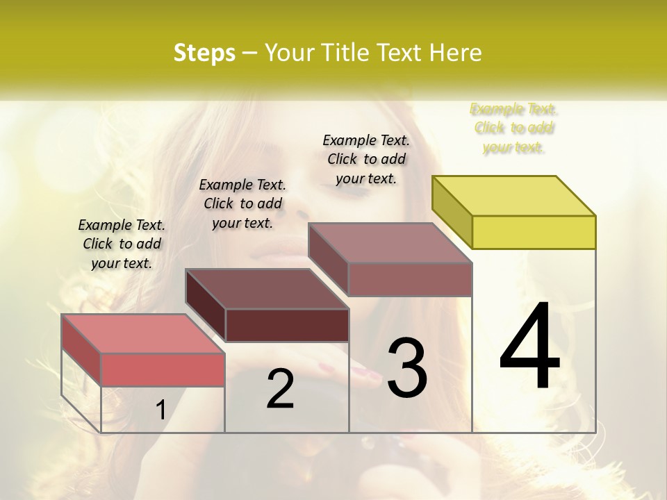 Portrait View Human PowerPoint Template