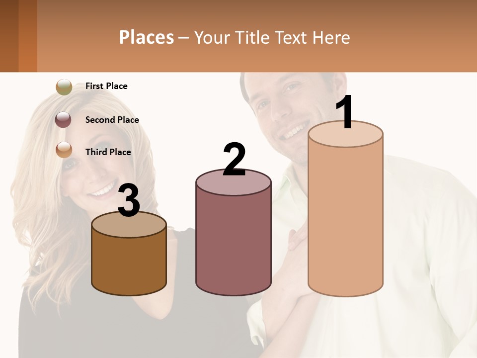 Relationship Portrait Fingers PowerPoint Template