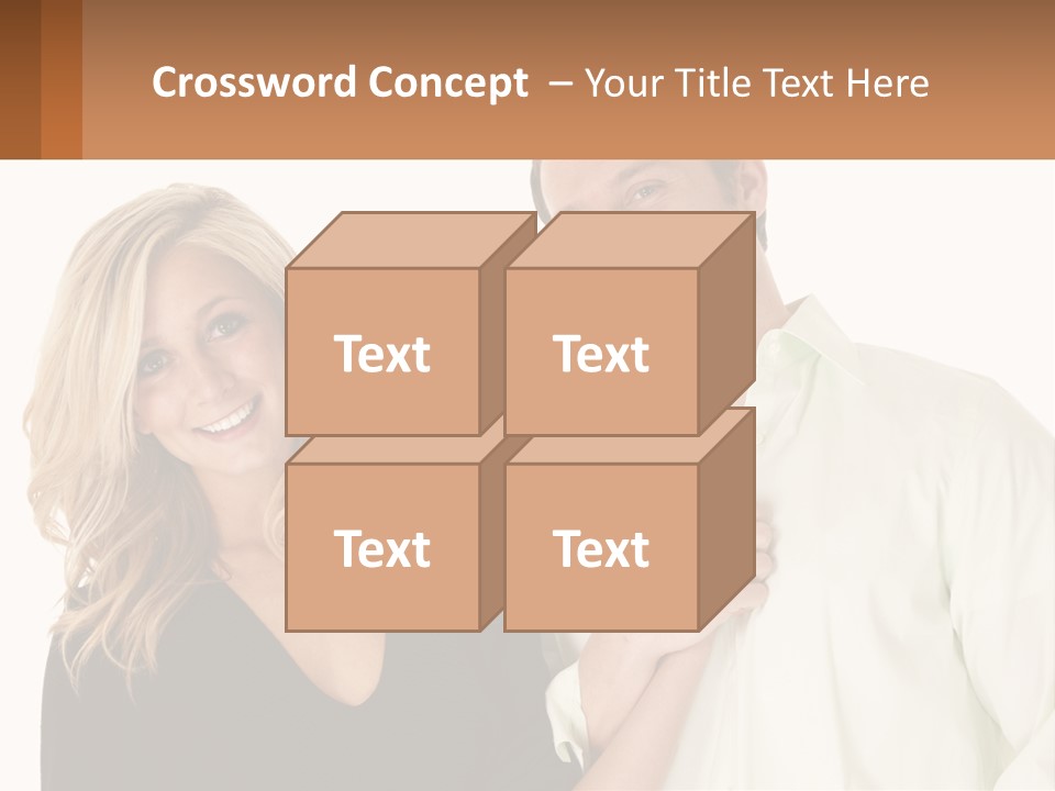 Relationship Portrait Fingers PowerPoint Template