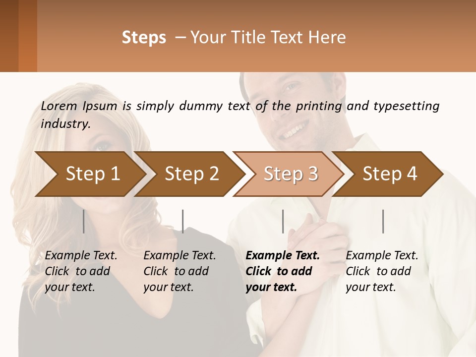 Relationship Portrait Fingers PowerPoint Template