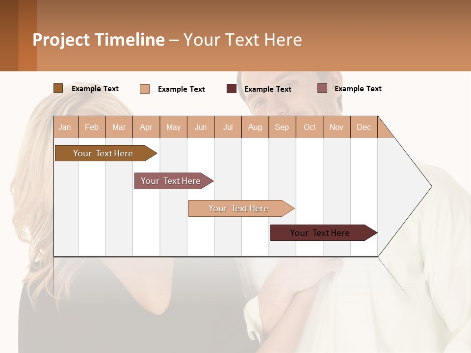 Relationship Portrait Fingers PowerPoint Template