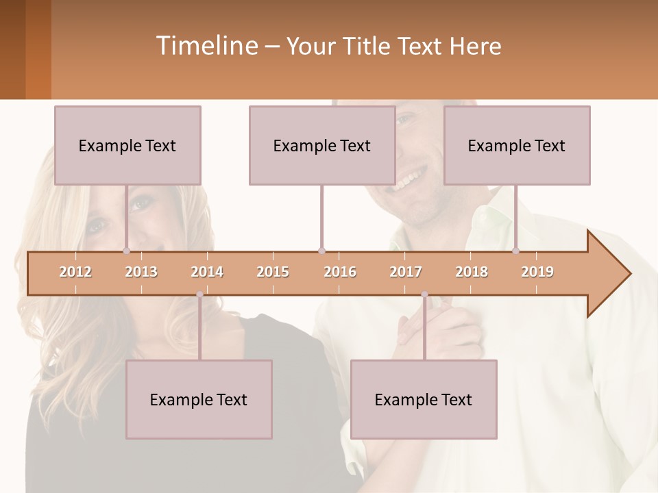Relationship Portrait Fingers PowerPoint Template