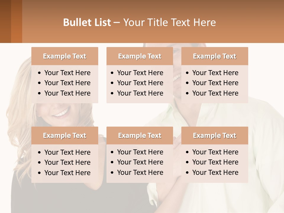 Relationship Portrait Fingers PowerPoint Template