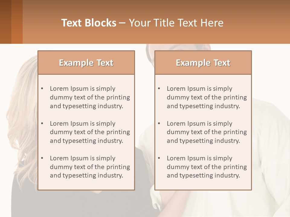 Relationship Portrait Fingers PowerPoint Template