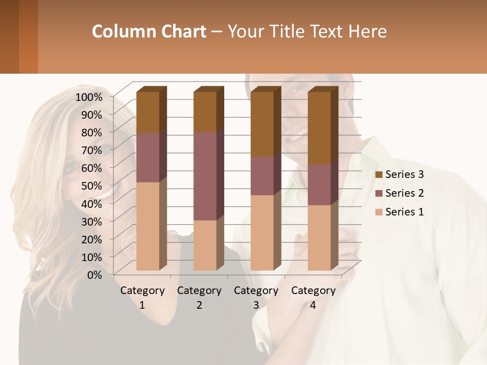 Relationship Portrait Fingers PowerPoint Template