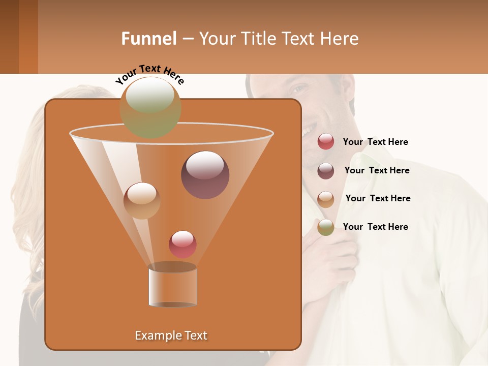 Relationship Portrait Fingers PowerPoint Template