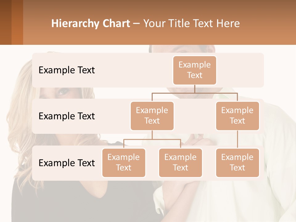Relationship Portrait Fingers PowerPoint Template