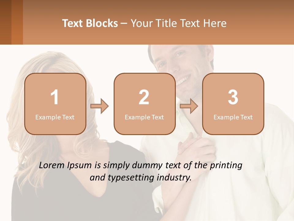 Relationship Portrait Fingers PowerPoint Template