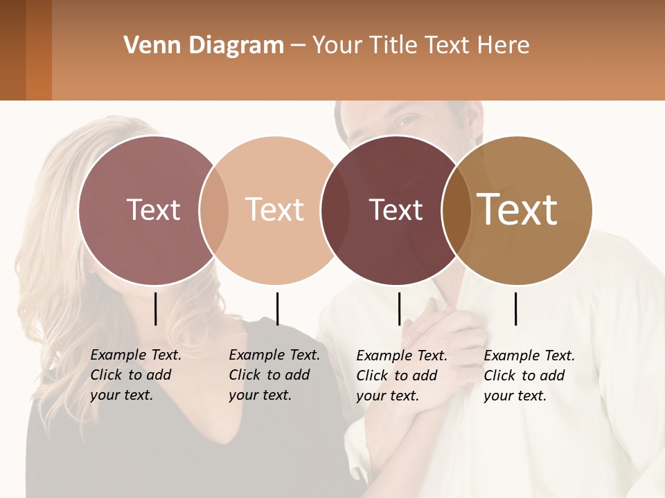 Relationship Portrait Fingers PowerPoint Template