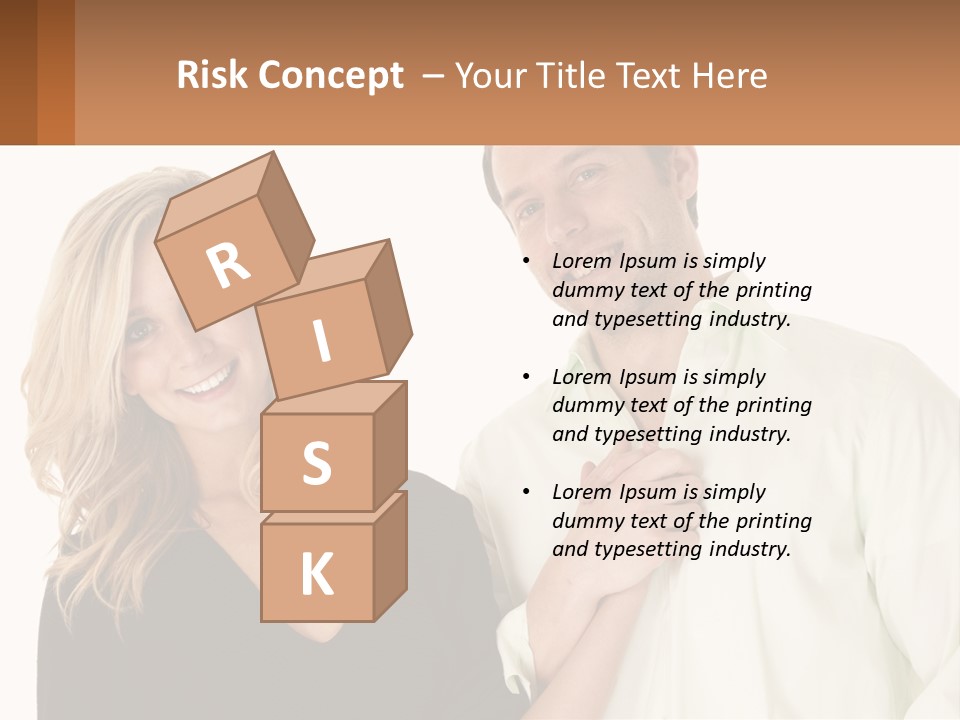 Relationship Portrait Fingers PowerPoint Template