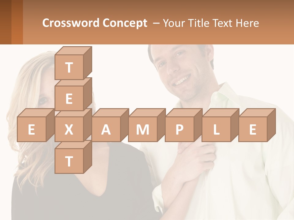 Relationship Portrait Fingers PowerPoint Template