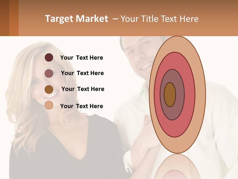 Relationship Portrait Fingers PowerPoint Template