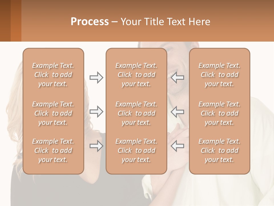 Relationship Portrait Fingers PowerPoint Template