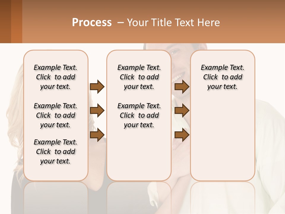 Relationship Portrait Fingers PowerPoint Template