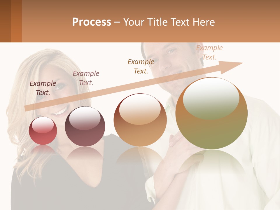 Relationship Portrait Fingers PowerPoint Template
