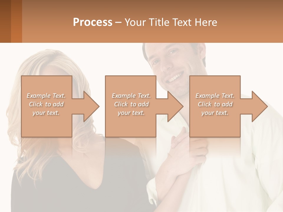 Relationship Portrait Fingers PowerPoint Template