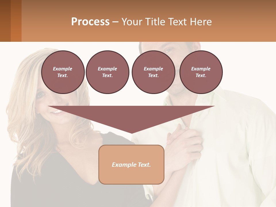 Relationship Portrait Fingers PowerPoint Template