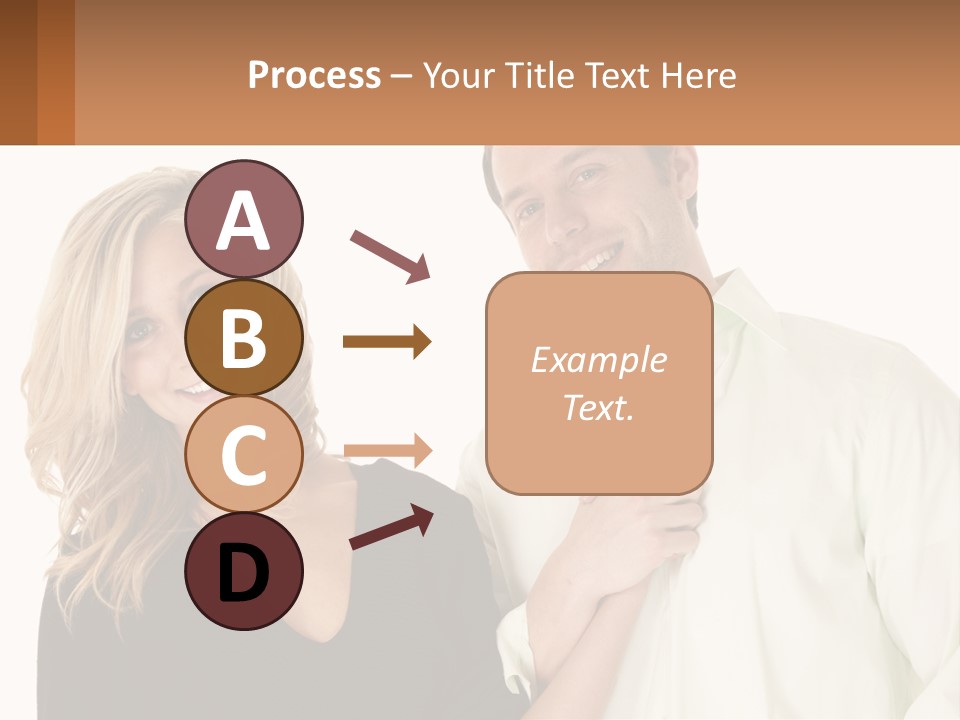 Relationship Portrait Fingers PowerPoint Template