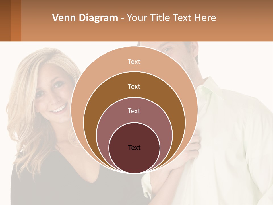 Relationship Portrait Fingers PowerPoint Template