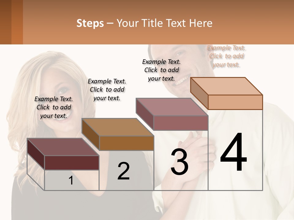 Relationship Portrait Fingers PowerPoint Template