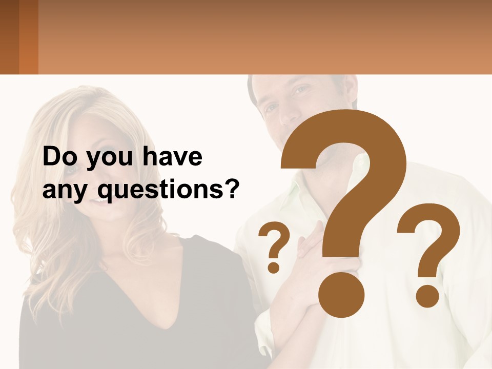 Relationship Portrait Fingers PowerPoint Template