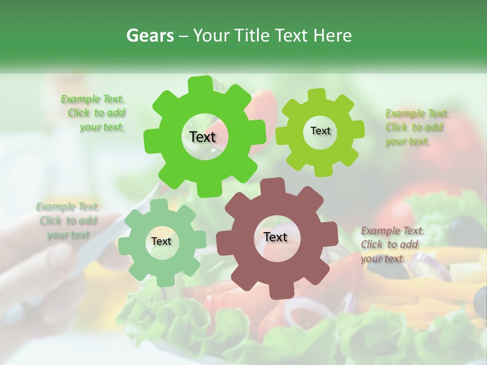 Restaurant Lunch Fresh PowerPoint Template