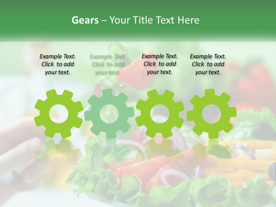 Restaurant Lunch Fresh PowerPoint Template