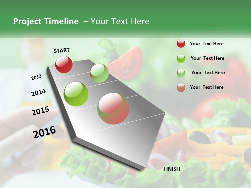 Restaurant Lunch Fresh PowerPoint Template