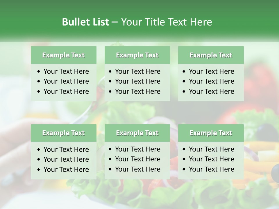 Restaurant Lunch Fresh PowerPoint Template